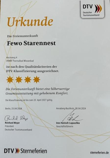 Ferienwohnung Starennest Thermalbad Wiesenbad Buitenkant foto